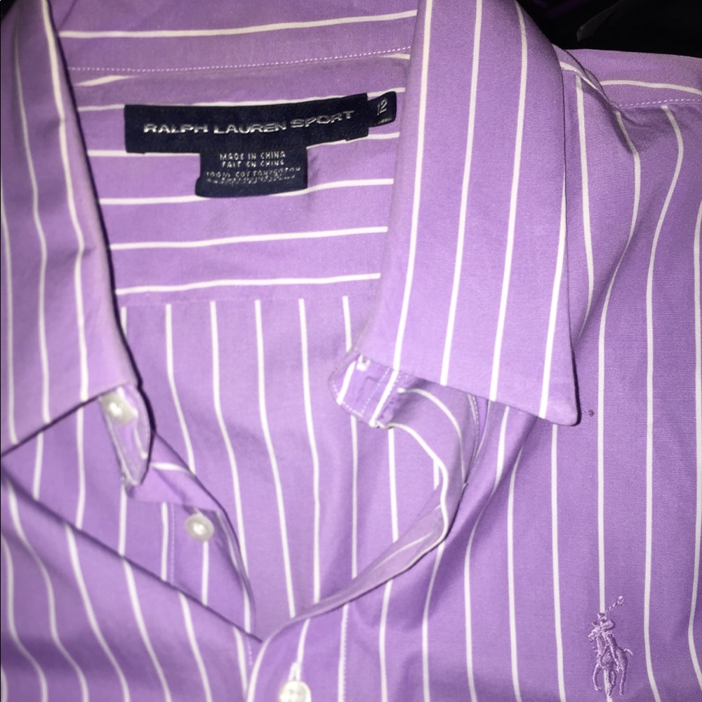 Ralph Lauren Sport Button Up Blouse